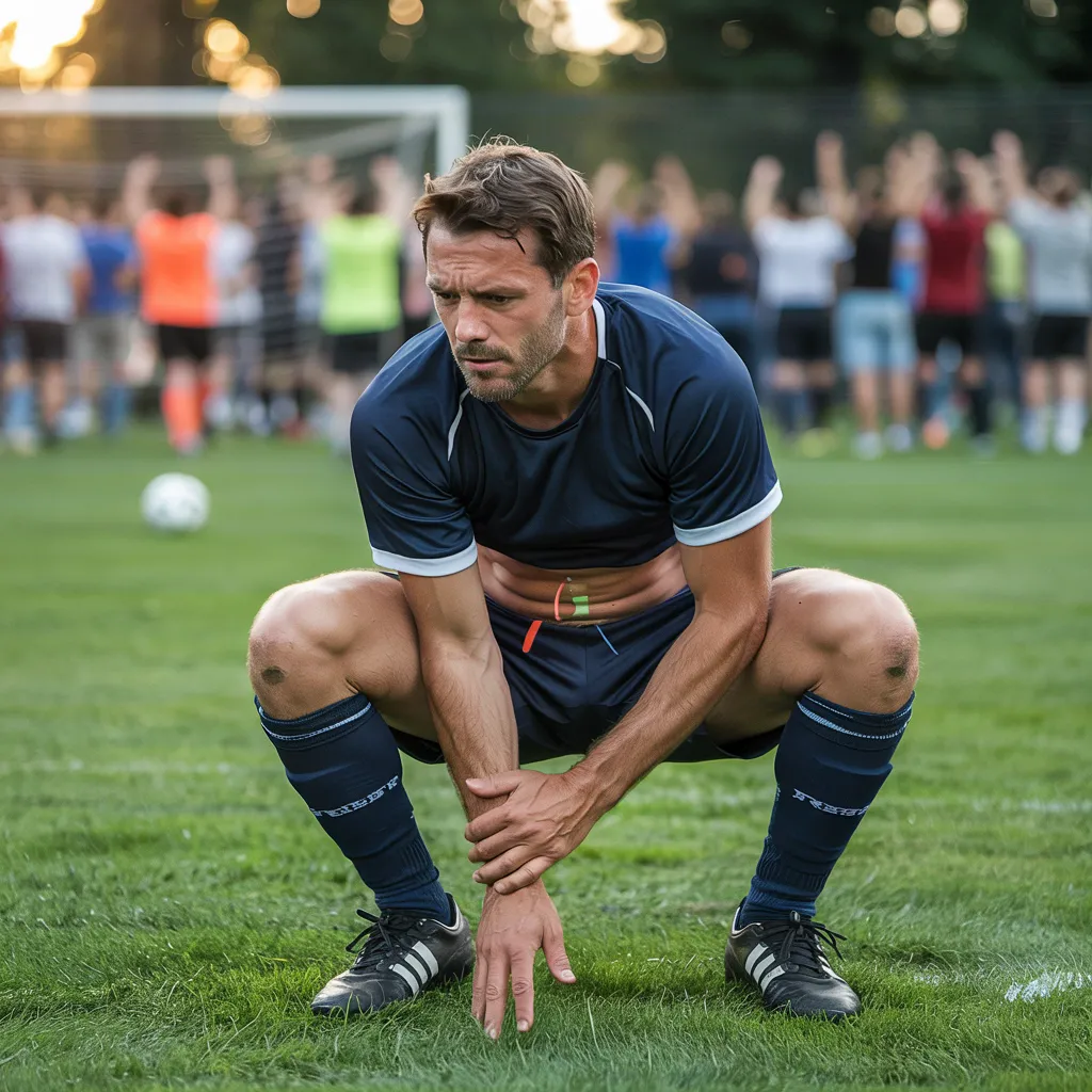 Ljumsksmärta vid fotboll — förebyggande och massagebehandling
