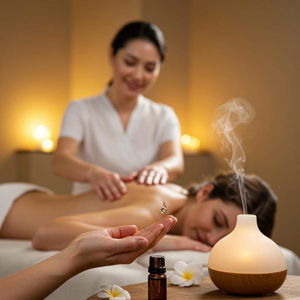 Aromaterapi och massage — hur eteriska oljor faktiskt påverkar kroppen