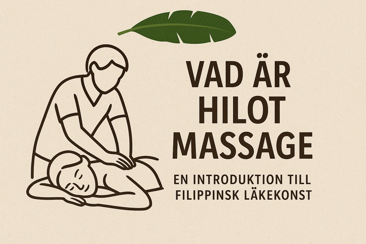 Hilot massage i Växjö — filippinsk läkekonst med 30 års erfarenhet