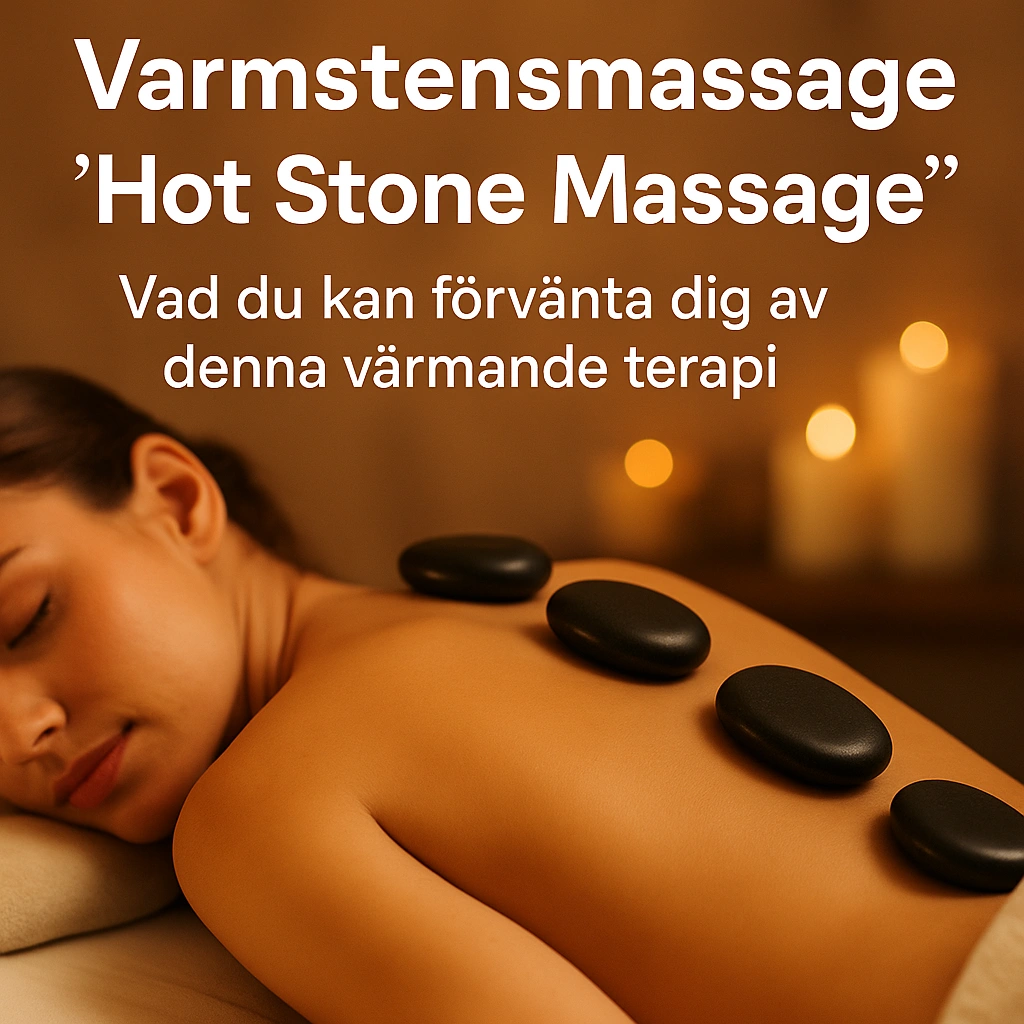 Hot stone massage — hur värmen fungerar som kliniskt verktyg