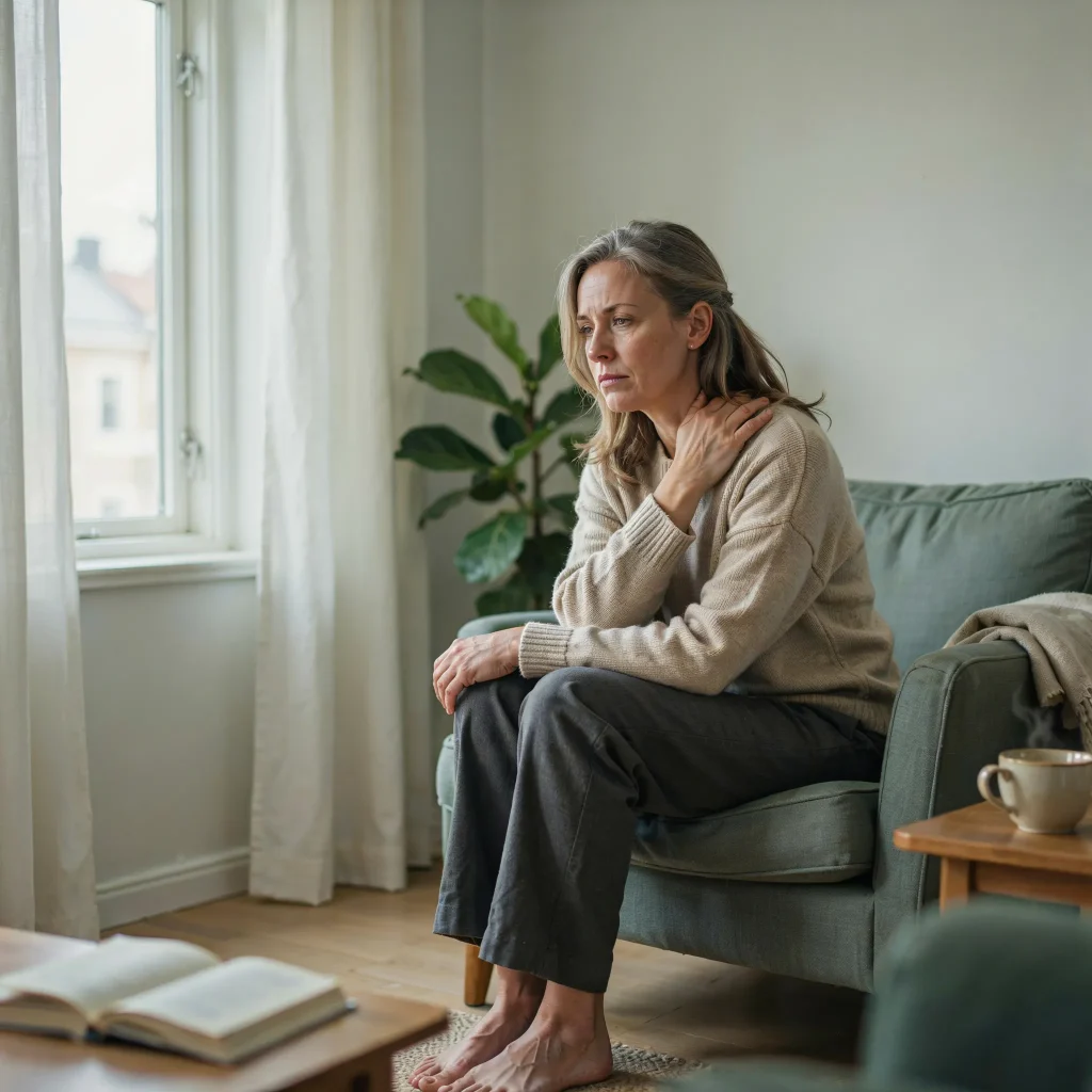 Ont i kroppen av ångest - varför stress och oro ger muskelvärk