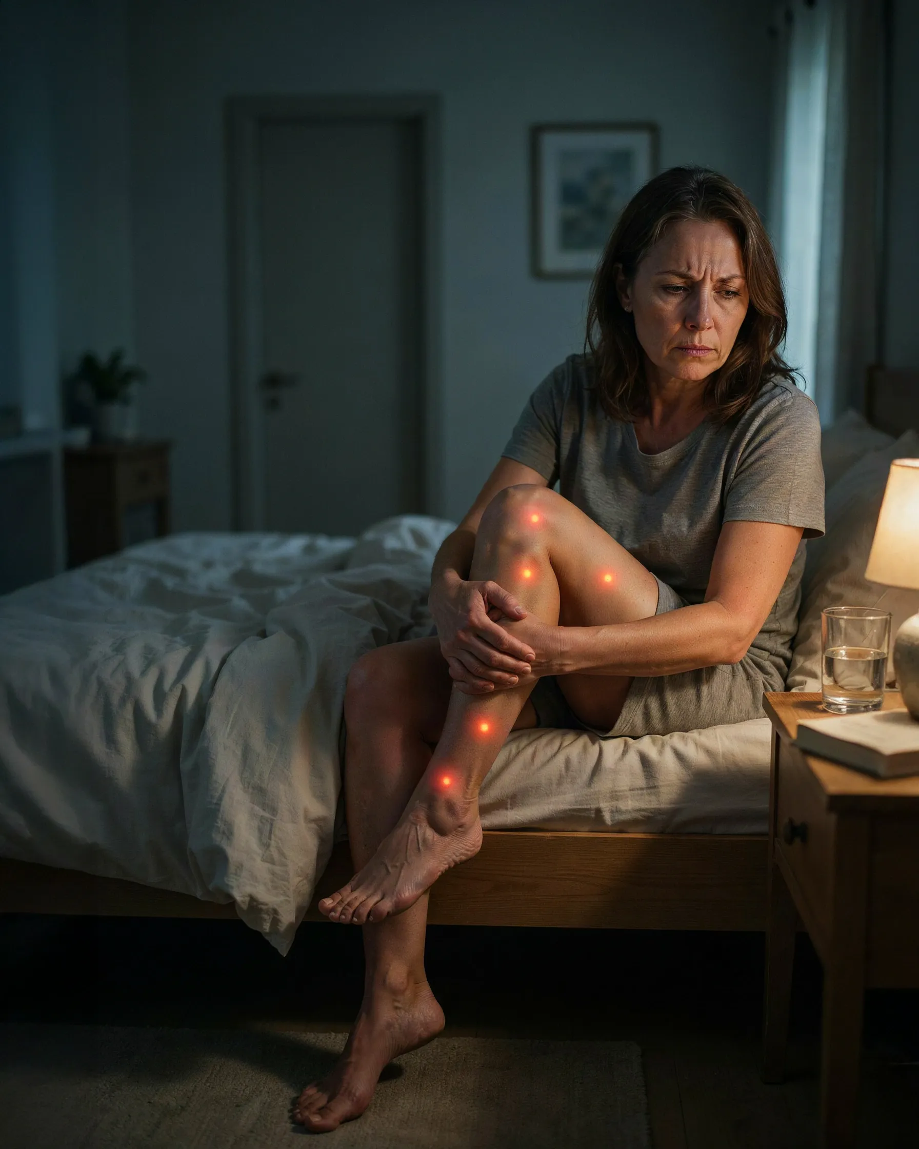 Krypningar i benen på natten — orsaker och behandling